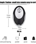 Four Pack Yellow Learn Button Garage Door Remote Keychain Replacements For Sears Craftsman Chamberlain And LiftMaster Models 891LM 893LM 950ESTD 953ESTD No Fuss Plug And Play small size easy to carry