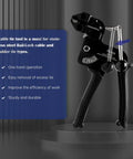 All Metal Zip Tie Gun With Cutter For Quick Cable Tie Tensioning One Handed Operation No Fuss Heavy Duty Tool in display