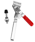 Two-Piece Long Arm Push Pull Toggle Clamp Set For Welding And Woodworking Jigs And Fixtures With Quick Release Lever