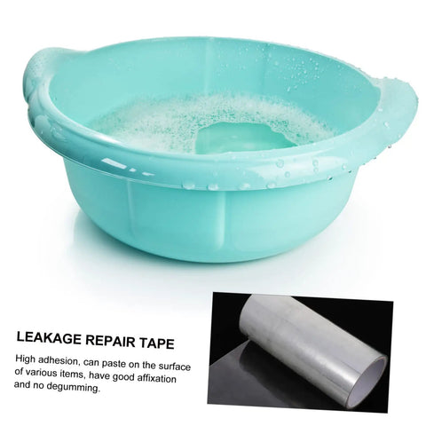 Leak repair tape and teal basin with Water Pipe And Basin Seam Sealer Tape For Leak Repair Quick Fix Waterproof Mending Tape
