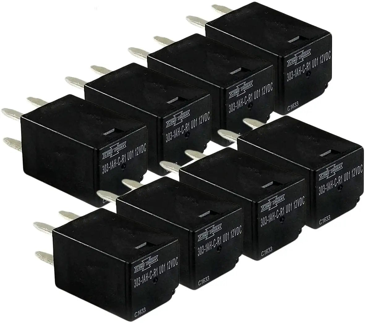 12V DC SPNO Relay Pack, 20A High-Current