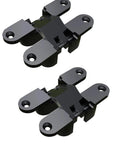 Hidden Cross Hinge 2 Pack Invisible Concealed Hinges For Cabinets And Cupboards 180 Degree Folding Doors Quiet Roller Track
