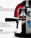 Diagram of Barista-Grade Home Espresso Machine With 15 Bar Constant Pressure Extraction, showing filtration and pressure control