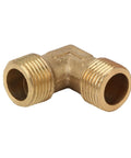 Right Angle Brass Elbow Fitting 90 Degree G3/8 Thread for Air Compressor Quick Connect Adapter for Tight Spots, Leak-Proof