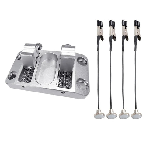 Khbyt Heavy Duty Aluminum Welding Clamp With 4 Strong Magnets And Temp Resistant Jaw, aluminum clamp with ceramic tipped jaws.
