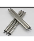 Heavy Duty Stainless Steel Idler Roller 1000mm Conveyor Component for Assembly Lines, showing iron shafts and snap fit.