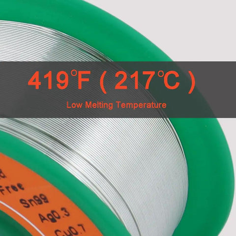 Ultra Thin 0.3mm Solder Wire For Precision Electronics Soldering Rosin Core Lead Free No Clean Sn99 Ag0.3 Cu0.7 Alloy Fast Melting