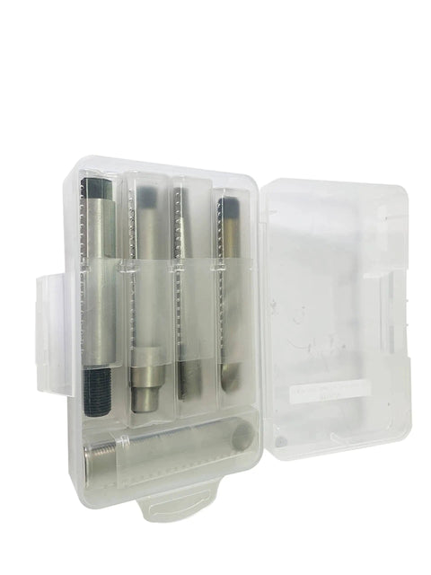 M10 Spark Plug Repair Kit For Motorcycle UTV ATV And Snowmobile, Short Tooling Set With 12.7mm Inserts in a plastic case