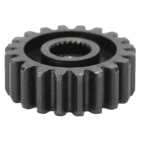 Close-up of a Five Pack Steel Servo Spur Gears With 24 Tooth Internal Spline Module 0.8 Durable Industrial Replacement Gears