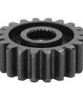 Close-up of a gear from the Five Piece Steel Servo Spur Gear Set With 24 Tooth Internal Spline, 0.8 Modulus For Precision Drive Systems.