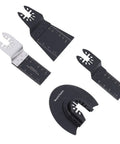 20 Piece Oscillating Saw Blade Kit With Arrow Storage Case, versatile multitool set with high carbon steel and bi-metal blades