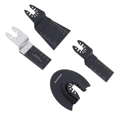 20 Piece Oscillating Saw Blade Kit With Arrow Storage Case, versatile multitool set with high carbon steel and bi-metal blades