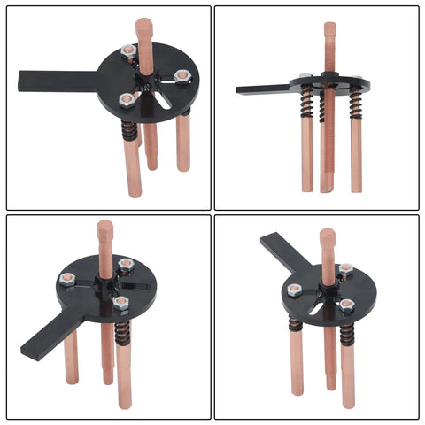 36 In 1 Blind Hole Bearing Puller Kit with gear splitter tool and copper rods for auto maintenance.