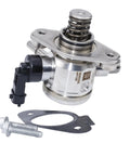 Front view of EP1028 High Flow Fuel Pump For Chevrolet And Buick 2.4L 2010 Through 2017 Equinox Impala Captiva Sport LaCrosse Verano