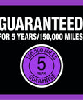 Top Shelf Ready To Roll Antifreeze Coolant Featuring Phosphate Silicate Free Organic Acid Formula For Real Deal Engine Guard Against Freezing Overheating And Rust In A Prediluted Ready To Pour Mix Case Of Six Gallons guarantee badge showing 5 years and 150,000 miles.