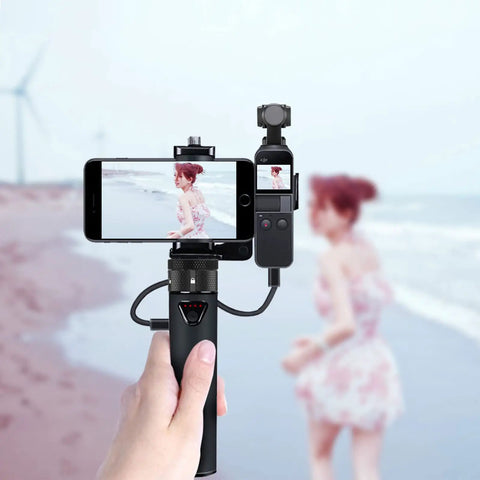 Holding Power Stick Portable Power Bank For DJI Osmo Pocket 2 And 1 With 5000mAh Battery Convertible Charging Base and Phone Holder