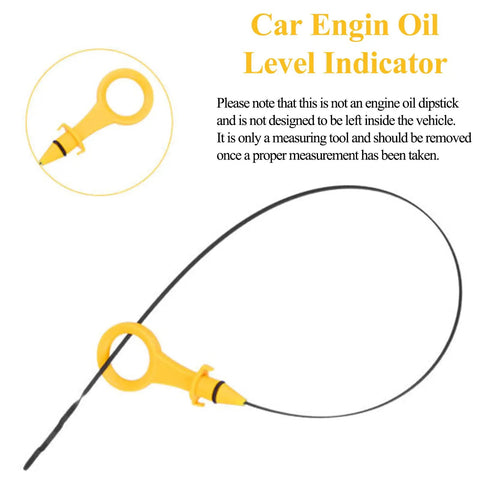 Engine Oil Level Dipstick Indicator For 2008-2013 Audi A3 2.0T, flexible design with yellow handle