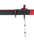 Tough Table Saw Miter Guide With 13 Positive Angle Stops And Adjustable Backing Blocks That Slide Smooth To 36 Inches on white background.