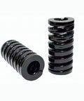 Heavy Duty Black Die Mold Compression Springs Made From Tough Alloy Steel For Industrial Stamping Projects With Exact 65mm Length And 20Mm Outer Diameter Fit.