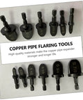 Six Piece Pro Grade Bearing Tube Expander Kit For Air Conditioning Copper Tubing And Portable Flaring Tool HVAC Swaging Set