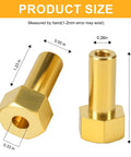 Machined Nut Replacement Kit For Pool Filter Repair Fits FNS FNS Plus Clean And Clear Quad DE Filters brass nut dimensions