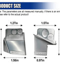 2 Piece Stretch Belt Mate Kit with Metal Belt Remover and Installer Tools size dimensions chart