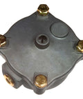 Top view of Auto Drain Valve Non Heated DV-2 for air brake reservoir, showcasing 3/8 NPT port and brass fittings, ideal for truck systems.