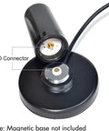 Low Profile GMRS NMO Antenna For UHF 462 467 MHz, Three Point Five Inch Ghost Antenna with open NMO connector