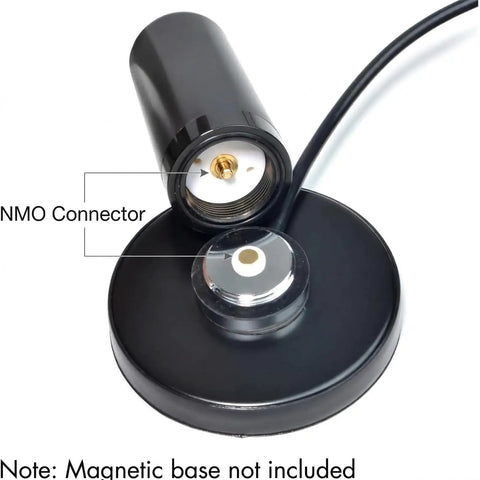 Low Profile GMRS NMO Antenna For UHF 462 467 MHz, Three Point Five Inch Ghost Antenna with open NMO connector