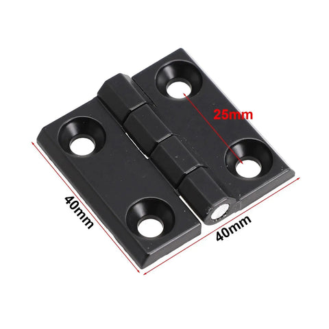 Rotating Concealed Hinges For Doors And Cabinets, Black Butt Hinge Made From Zinc Alloy, 40mm, square shape, durable metal