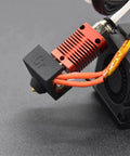 CR-10 Hotend Kit With MK8 Extruder Upgrade 0.4mm Nozzles Full Assembly Replacement Parts, close-up view of installed extruder