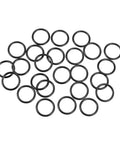 Nitrile Rubber O Rings 24mm OD 19mm ID 2.5mm Width Pack Of 25 Sealing Gaskets For Auto Plumbing And Machinery 70A Durometer NBR Built Tough For Hot Cold Temps Minus 20C To 100C Gearhead Approved, pack of black nitrile O rings