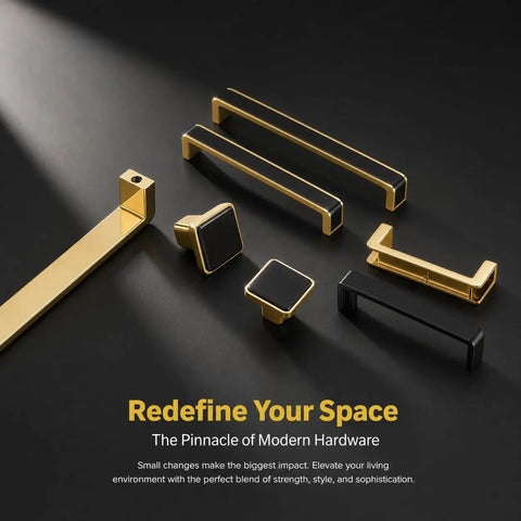 Sleek Black Gold Cabinet Pulls Five Pack With Matte Finish For Modern Kitchen Makeover Drawer Handles And Bathroom Vanity Swap That Brings Major Swag To Every Room