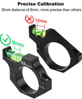 30mm Rifle Scope Bubble Level Kit with 8mm calibration, Aluminum Scope Leveling Tool for Rock Solid Vertical Alignment, eliminating cant.