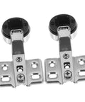 Two Pack Soft Close Cabinet Hinges With Hydraulic Damping For Frameless Cabinets Self Closing Mechanism For Kitchen Doors DIY Friendly