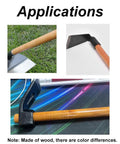Applications of 11 Inch Wooden Sledge Hammer Handle Replacement Set, smooth grip oak wood, fits various sledge hammer heads.