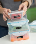 Compact Portable Label Maker Bundle Featuring Qwerty Keyboard Preview Display With Four Laminated Tape Rolls For Quick Home Office Organization Runs Totally Smooth Straight Up A Sweet Deal For Daily Grind And Quick Touch Ups, labeled food containers.