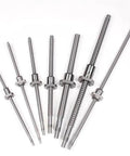 Customizable 20mm Diameter SFU2005 Ballscrew With Ball Nut For 3D Printers RM2005 End Machined High Precision Linear Drive For CNC And Makers Projects Low Backlash Adjustable Length Ready To Customize