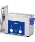 Heavy Duty Industrial Ultrasonic Cleaner 4L 120W With Timer And Heater Basket For Jewelry Glasses Chains And Watches 40KHz shown with lid