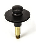 Top Rated Universal Bathtub Drain Stopper Push Pull Lift N Lock Plug with brass inserts and steel alloy housing for easy use.