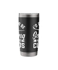 Black insulated stainless steel tumbler with white text for sailplane pilot and glider enthusiast aviation lover gift.