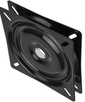 2 Pack 6 Inch Ball Bearing Boat Seat Swivel Plate With 360 Degree Rotation, Beefy Heavy Duty Metal Chair Base For Bar Stools, Recliners, And Boat Seats Replacement, black metal swivel plate