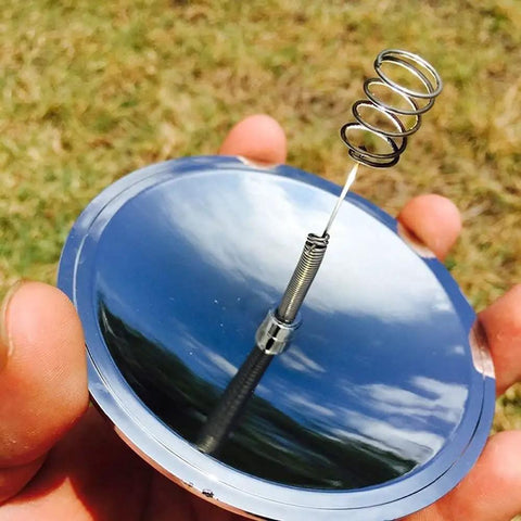 Solar Fire Spark Starter For Camping And Survival Windproof Lighter And Fire Ignition Tool Lightweight Outdoor Emergency Kit Essential