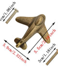 Six Pack Airplane Shaped Cabinet Knobs And Drawer Pulls For Furniture Bronze Zinc Alloy Dope Plane Style Single Hole Mount 2.32 By 2.16 Inches Great For Cabinets Dressers And Doors. bronze airplane cabinet knob, 2.32 x 2.16 in, with mounting screw