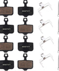 Four Pairs Semi Metallic Disc Brake Pads For Bikes Ready To Stop On A Dime, Compatible With Avid Elixir and Sram Models