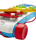 Super Fun Musical Xylophone Pull Toy for Toddlers and Kiddos with 8 colorful keys, mallet, and easy roll wheels.