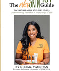 Book cover for 'Skincare From The Inside Out A Beginner Friendly Guide To Healthy Skin And Wellness Confidence Self Care And Smart Discipline For Everyday Glow And Real Talk About Your Skin Today' with author image.