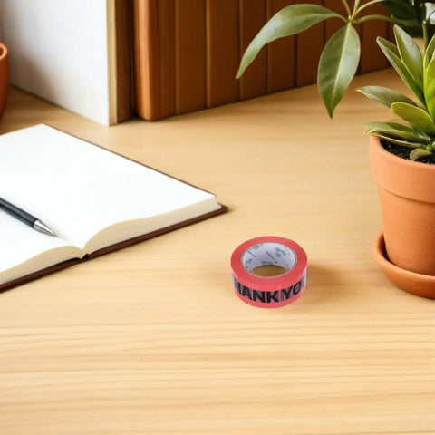 Pink Packing Tape Roll Set For Shipping Boxes, 7 Rolls, 100 Yard Each, Heavy Duty Moisture Resistant Sealing Tape For Moving And Packaging, built tough, easy tear