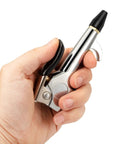 8 Piece Air Blow Tools Set With Adjustable Nozzles For Air Compressors Pro Grade Flow Attachments held in hand