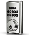 Keyless Entry Door Lock With Keypad And Auto Lock Digital Smart Lock With Codes Anti Peeking Password Easy Diy Install Satin Nickel Finish
